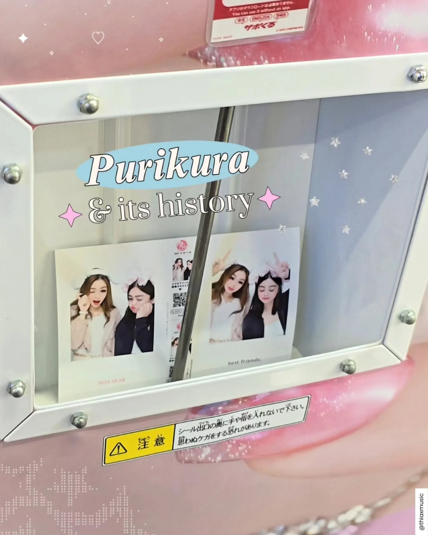 this was NOT the purikura i had in mind 😅 but it was fun nonetheless~ ♡ || + a little purikura history/timeline from @furyu_girlslabo 🎀✨️

we learned later that there's an option to adjust the filter lever or even to turn it off completely..

nobod