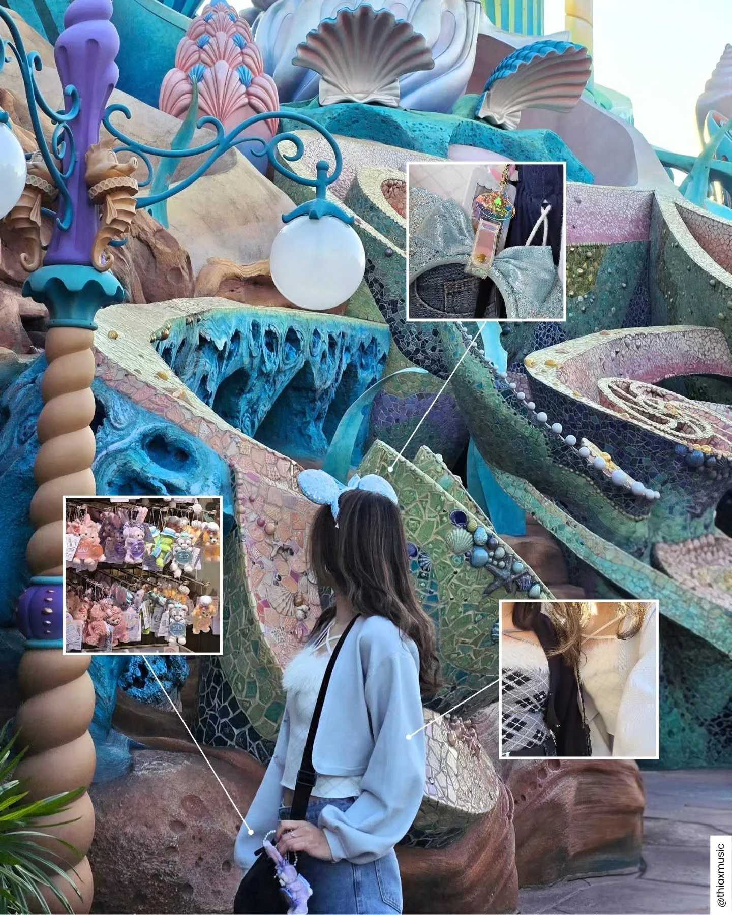 🔉 sound on to experience what it was like walking through tokyo disneysea with us

i think this was the most chill disney day I've ever had. sadly a lot of the rides i wanted to go on were either closed or had INSANE wait times (2-3h 💀), so we just