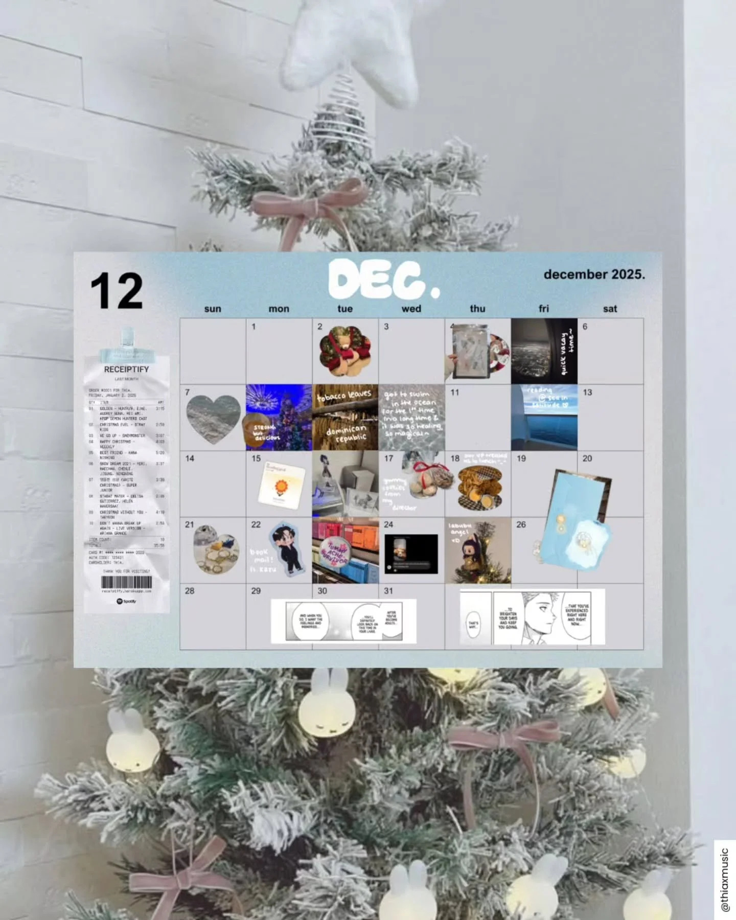 &mdash; 𝐄𝐏𝟏𝟐 : anndd that's a wrap~ 🎬

(yes, i know we're already a month into 2026 but i had to finish off the year 🙈)

amidst the christmas/holiday busyness, my highlight of the month was going on my cruise with only one overarching goal in m