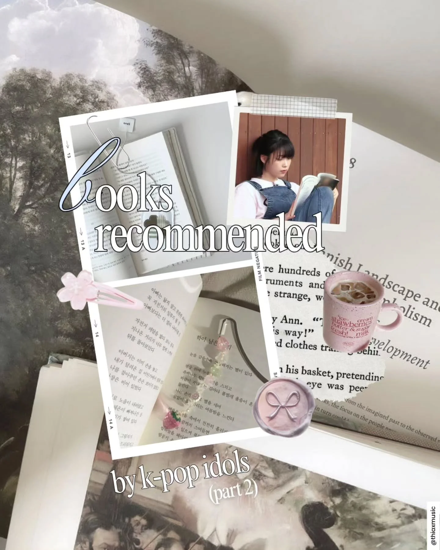 💬 have you read a book because a k-pop idol/celebrity recommended it?

i just started reading the first book yesterday &amp; will be starting Demian from the Part 1 list tonight (an April read with some fellow ARMY). feel free to join me in reading 