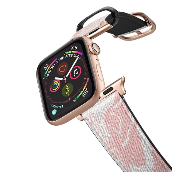   pink paint Apple Watch band  