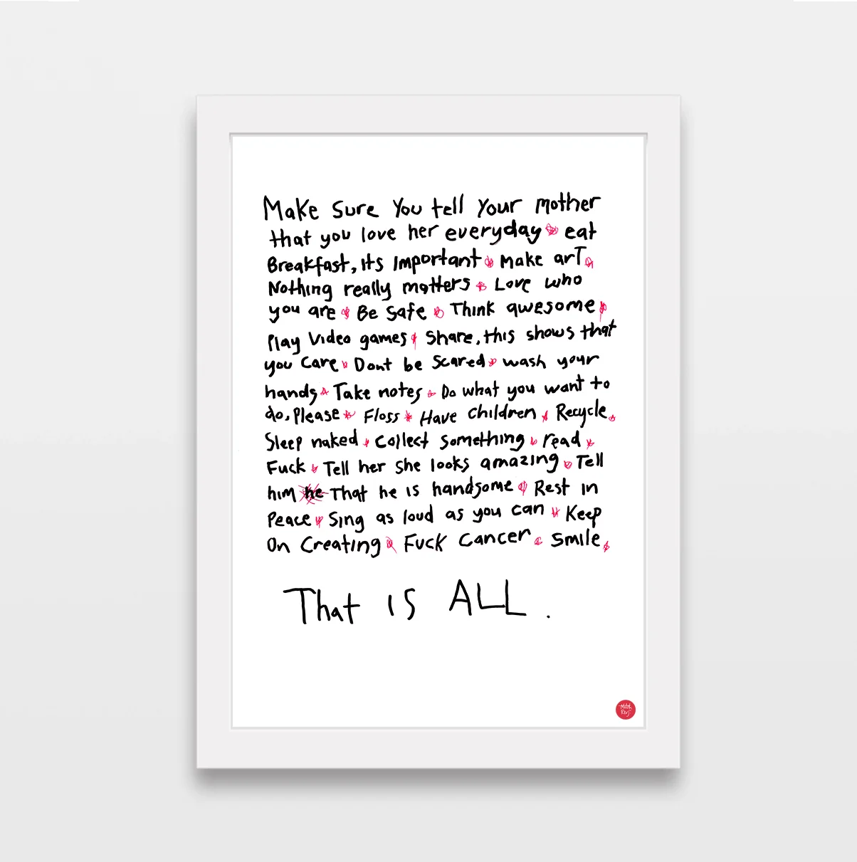 Words To Live By White Frame Mitch Revs.jpg