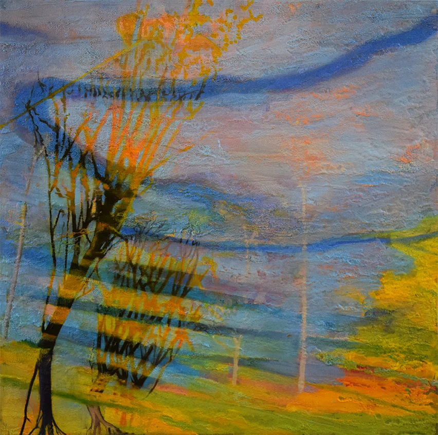 In a shaft of sunlight