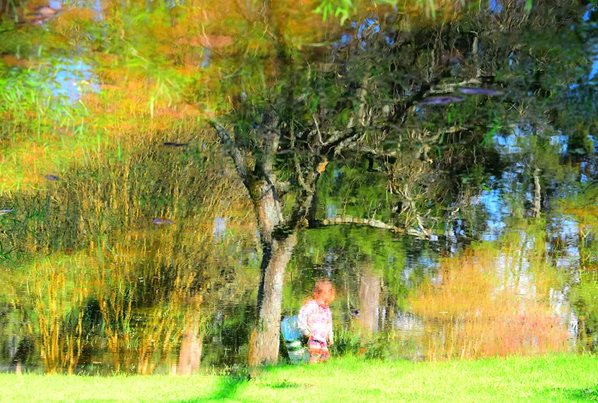Lorenzo in the garden