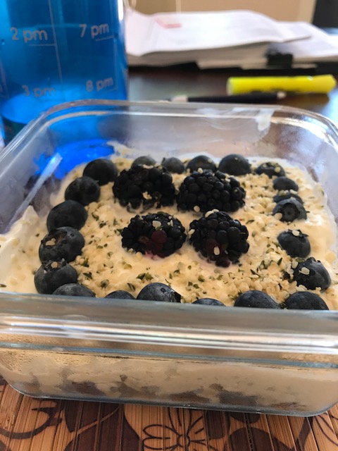 Check out the bottom of this entry for a "recipe" of this Protein Greek Yogurt Parfait! plus "5 Ways to Incorporate Healthy Eating into Your Life TODAY!" and a Day-in-the-Life Meal Plan & more Recipes!