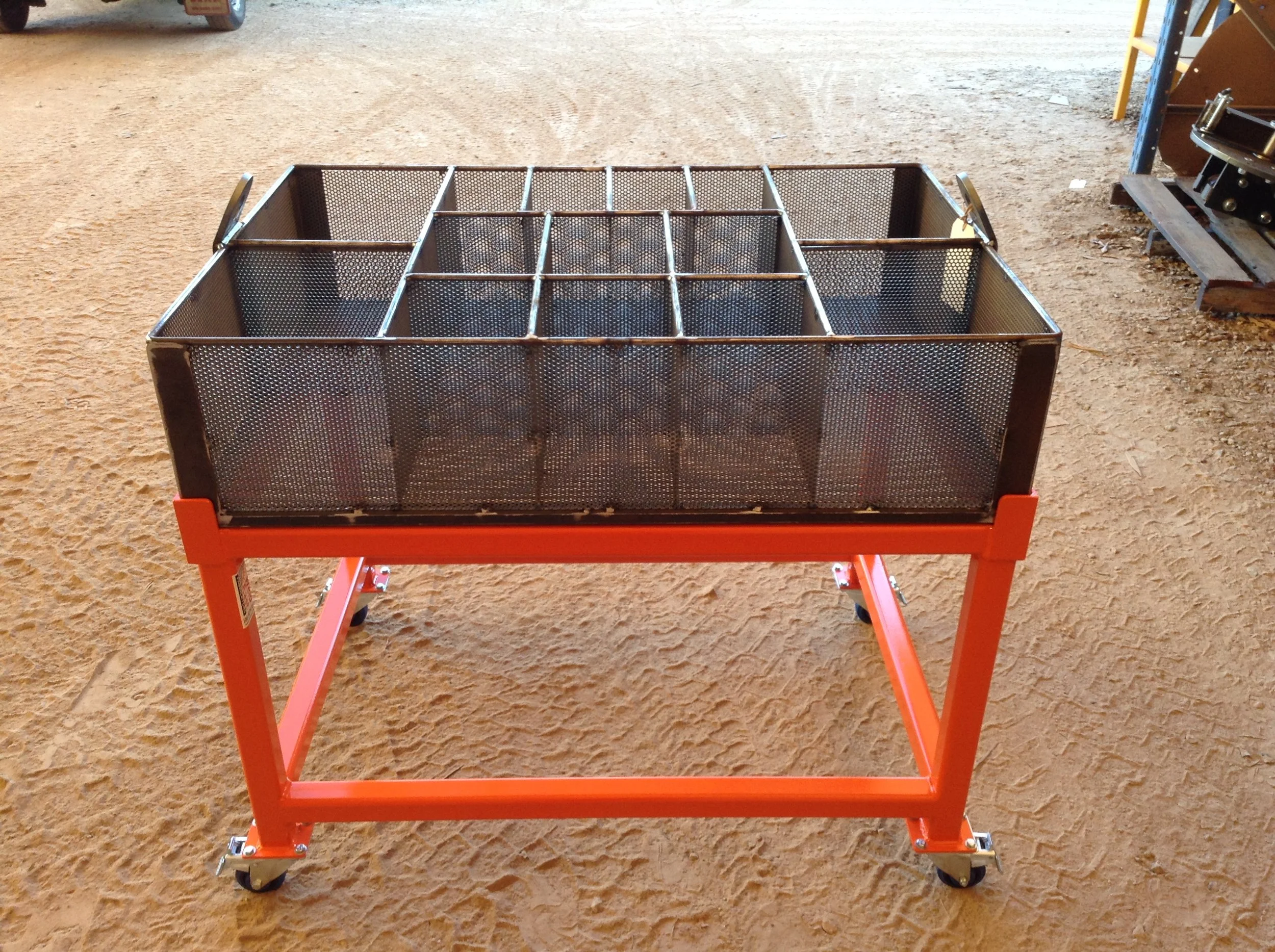Trolley Lifting Basket c/w Certified Lifting Lugs