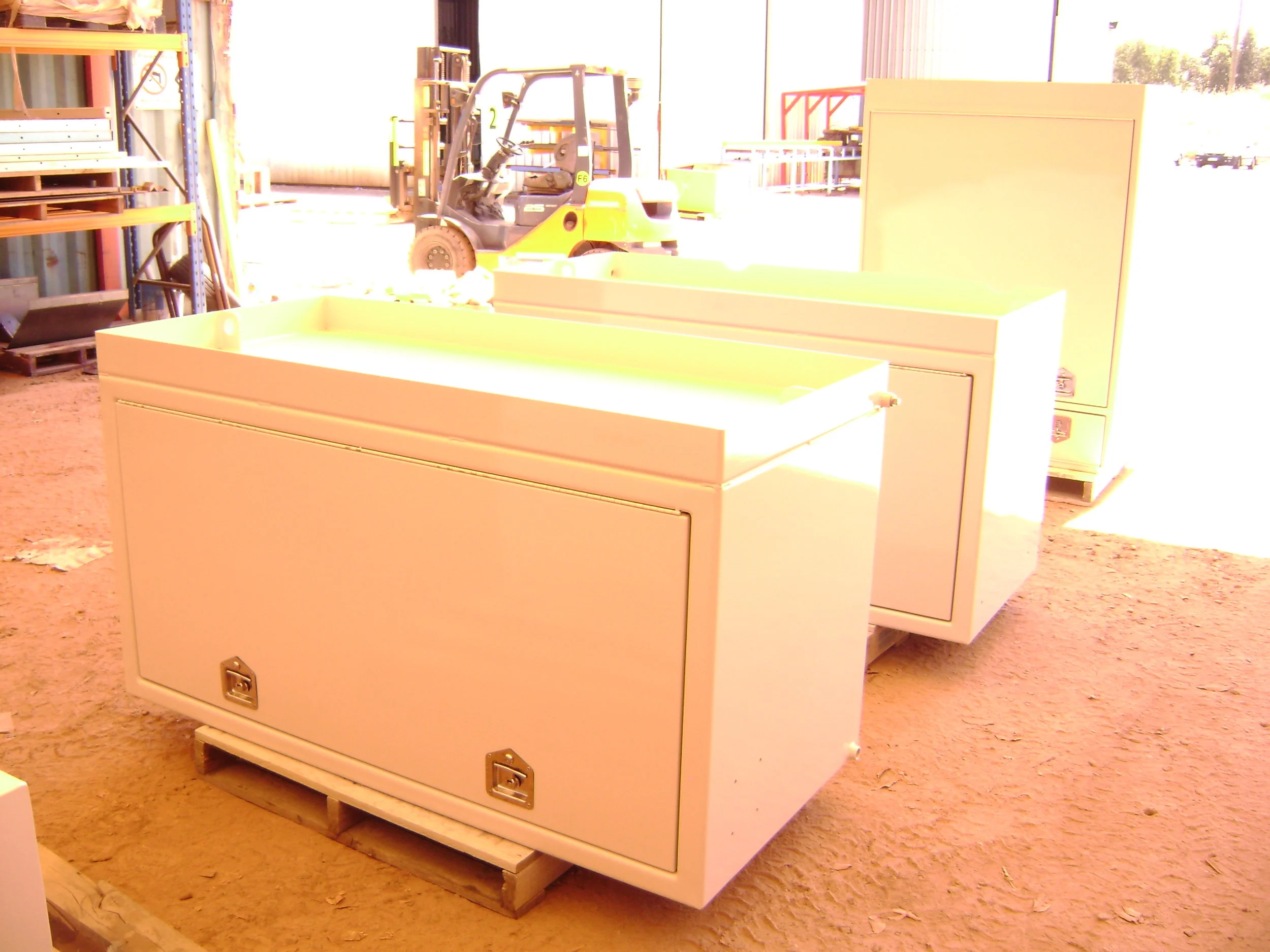Truck Toolboxes c/w Top Oil Bunds