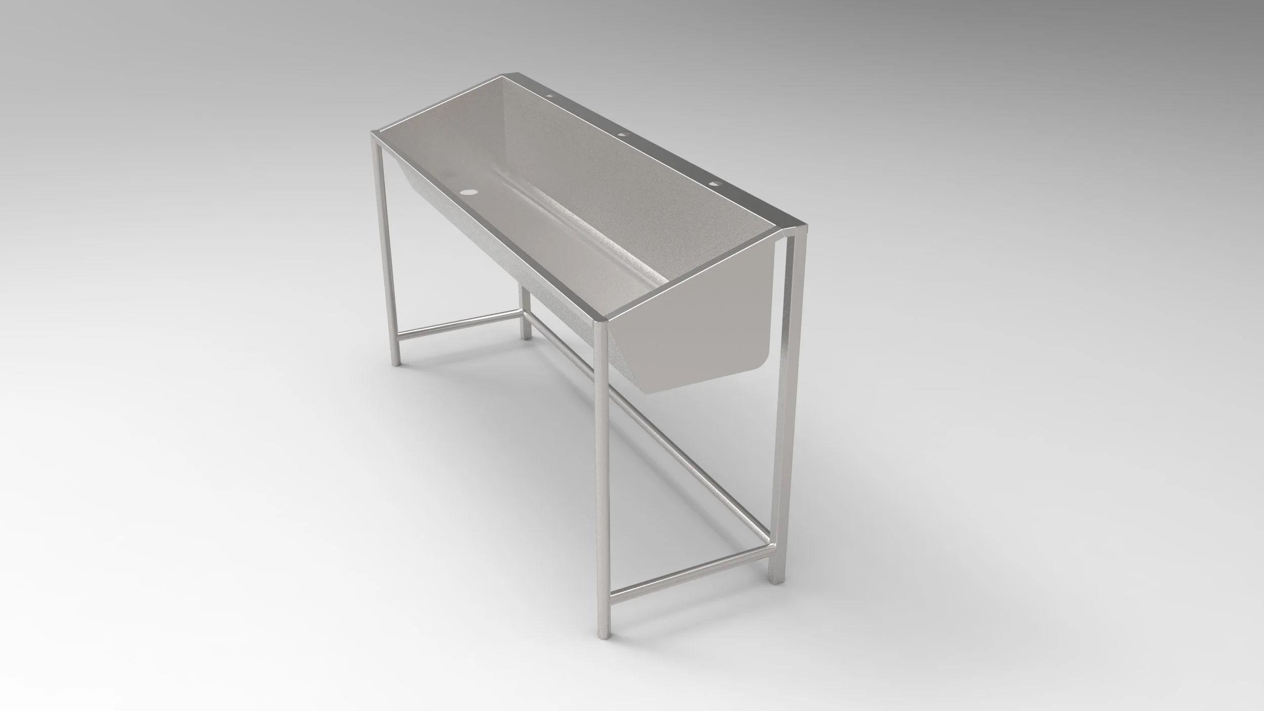 Freestanding Stainless Trough