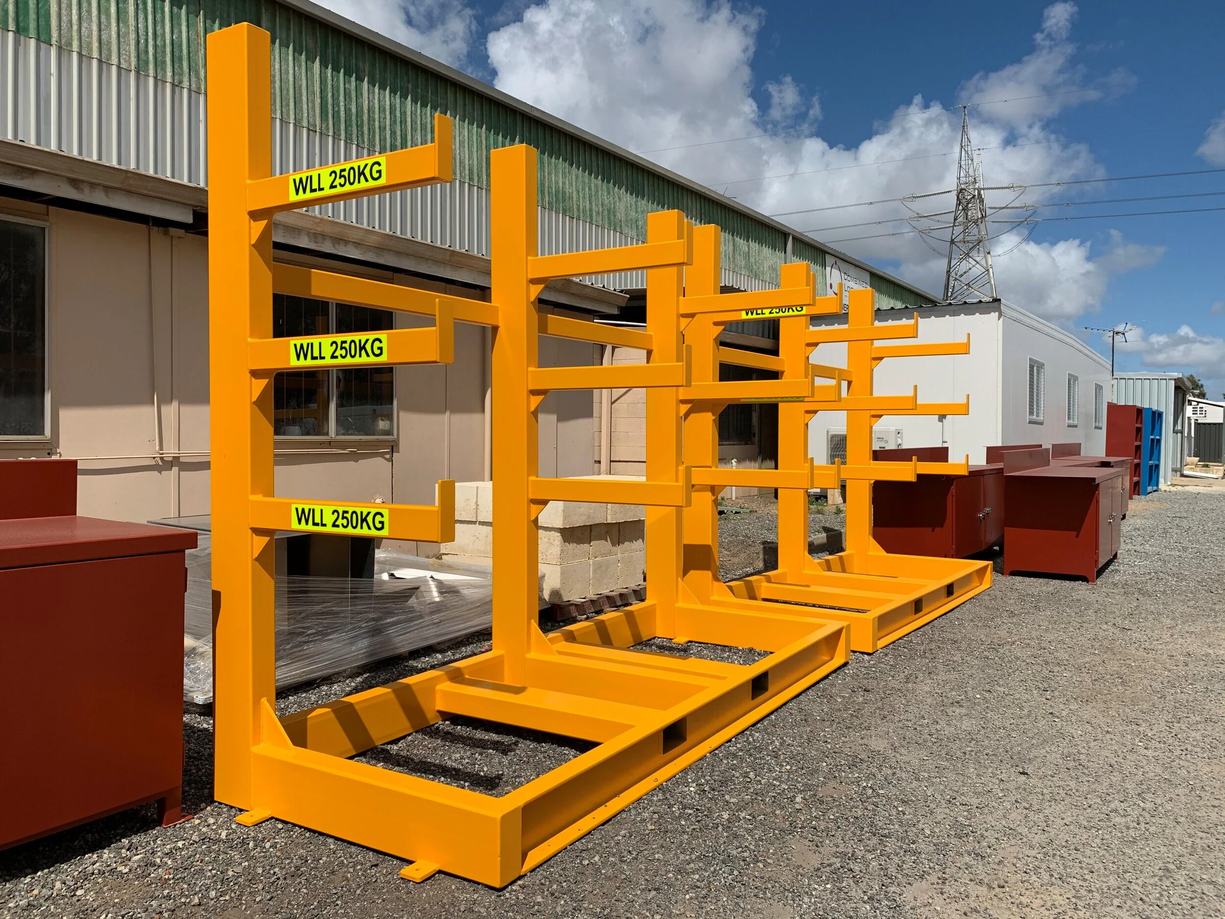 3 Metre Steel Rack — Machinery Parts Heavy Equipment Metal
