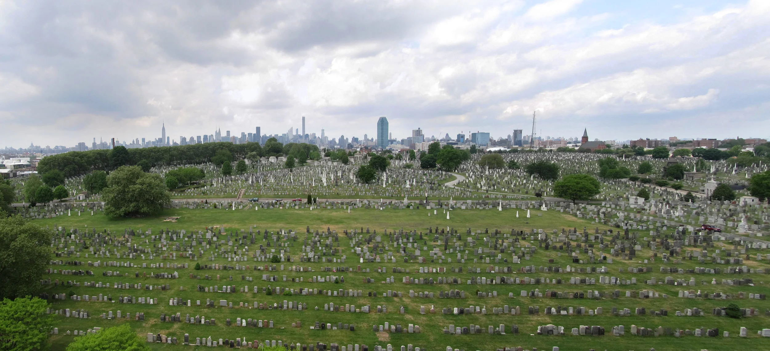 Panorama of Calvary Cemetery
