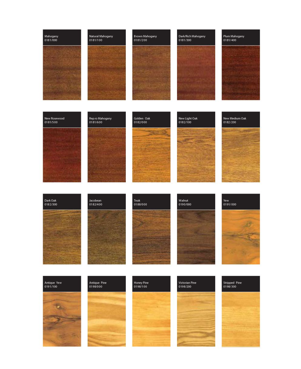 Morrells Colour Chart