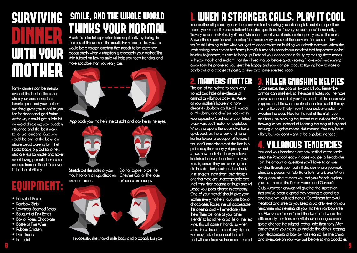 How To Book (Pg. 8 & 9)