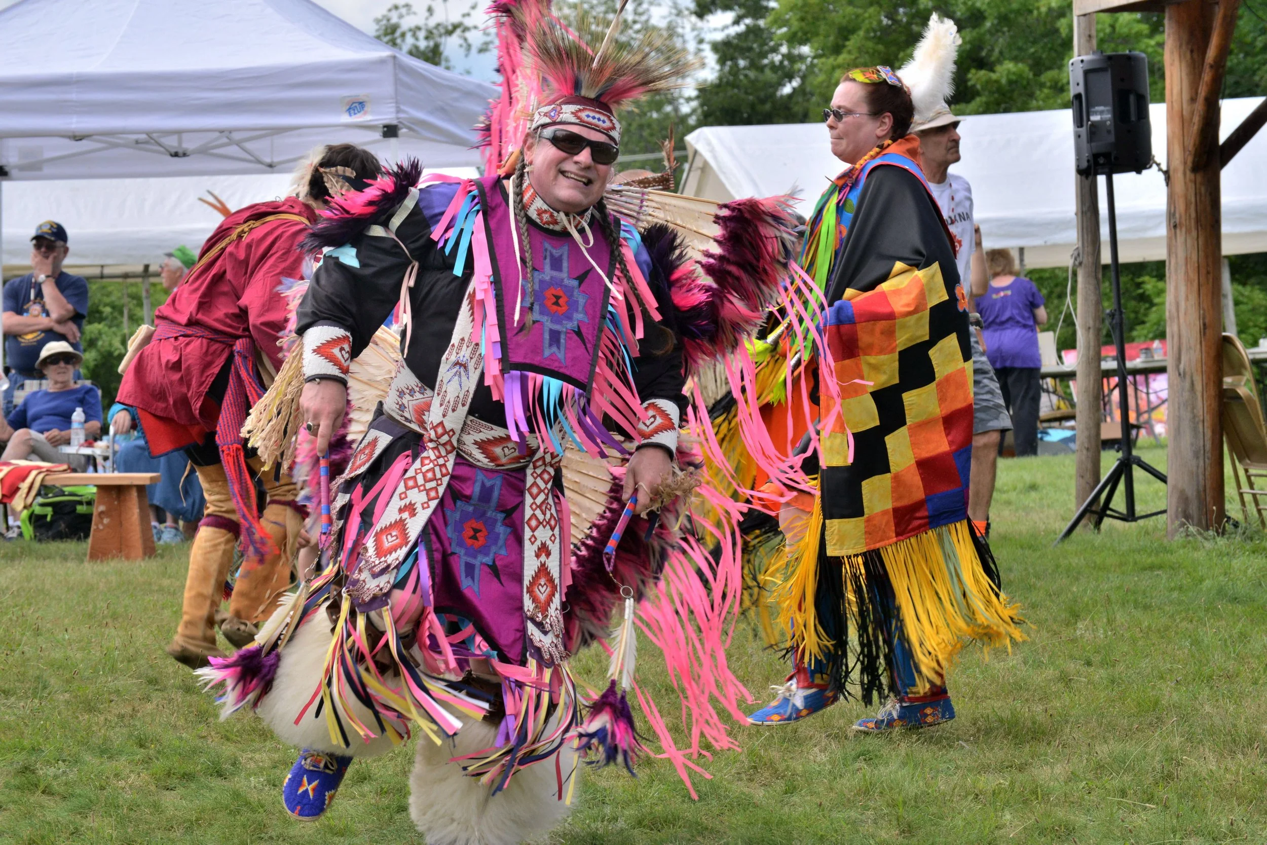 Man Dancing at Powwow