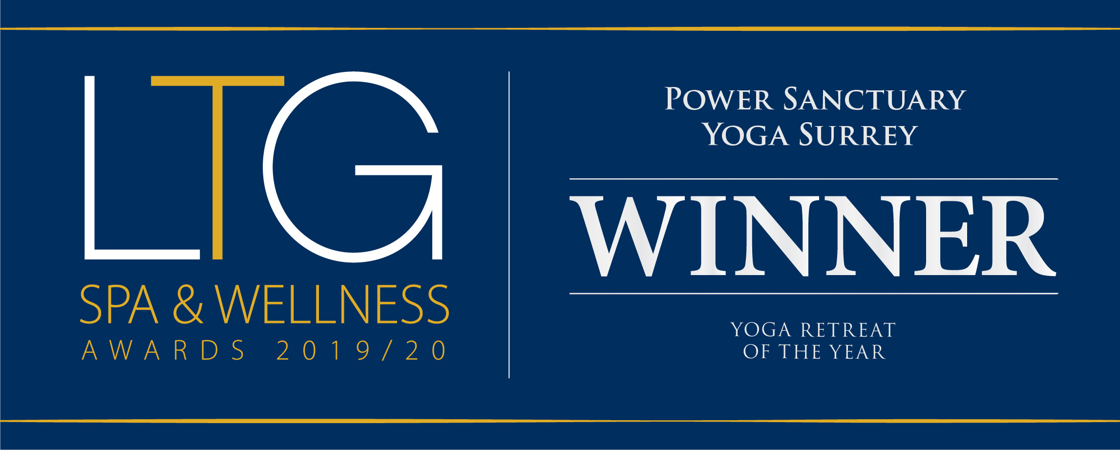 “Yoga Retreat of the Year” LTG Spa &amp; Wellness Awards 2019