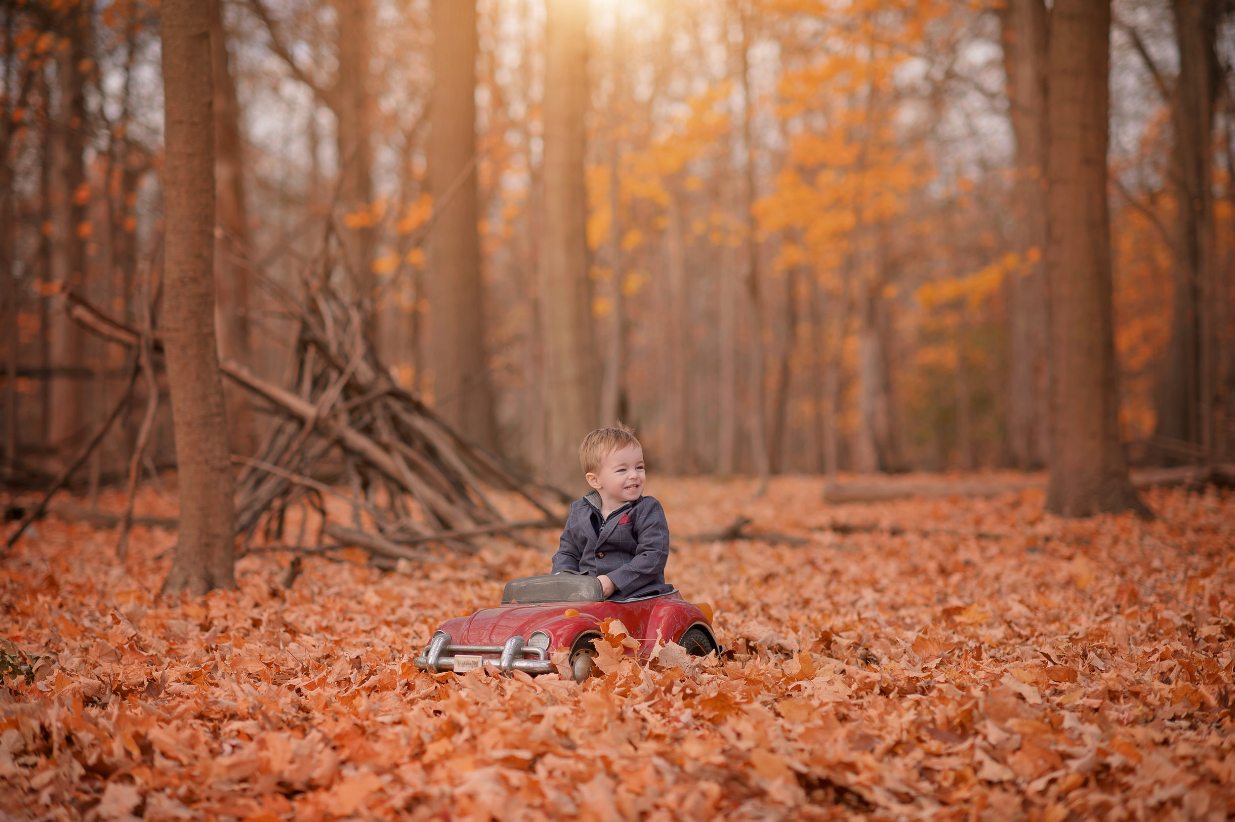 Outdoor fall photography session in Chicago