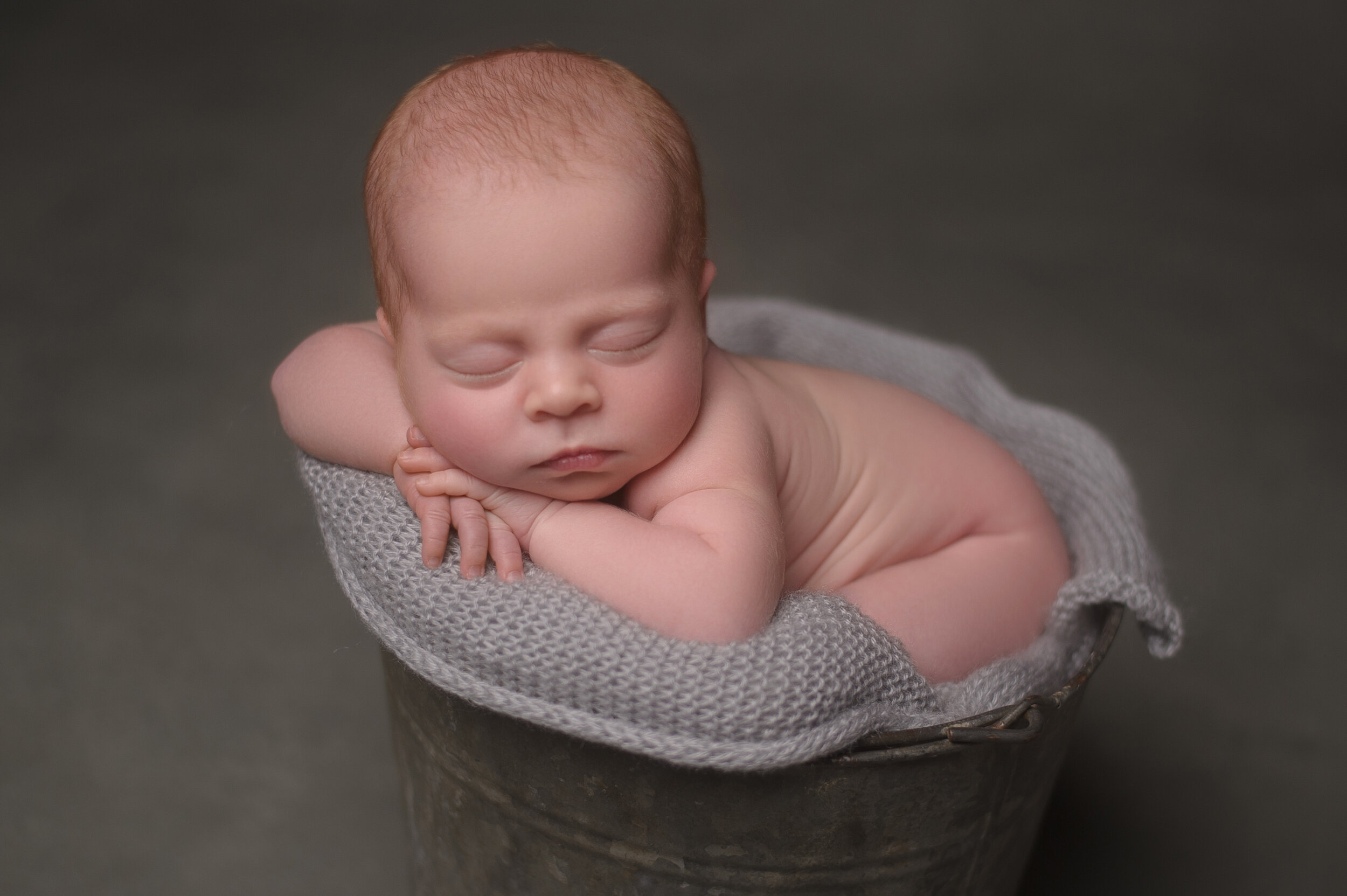 Close-up of newborn baby