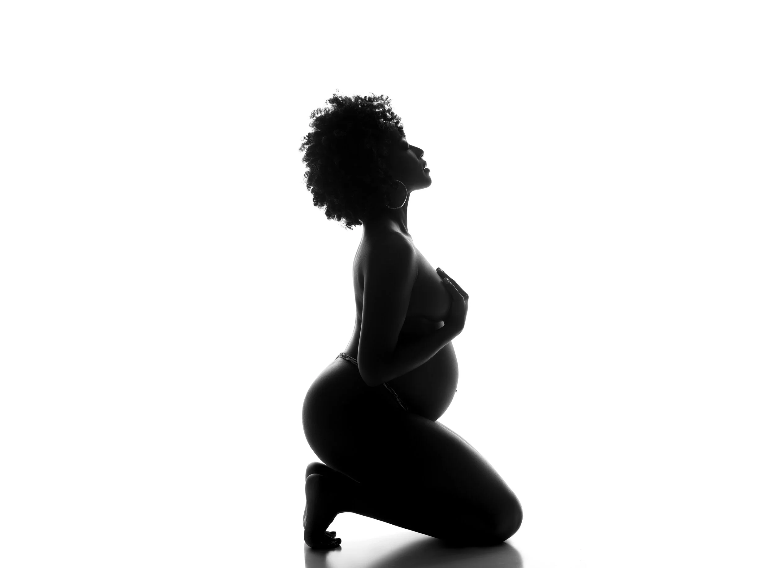 Black and White Indoor Photoshoot