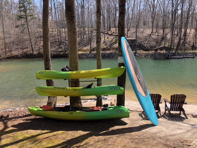 Kayaks and Paddleboard for our guests