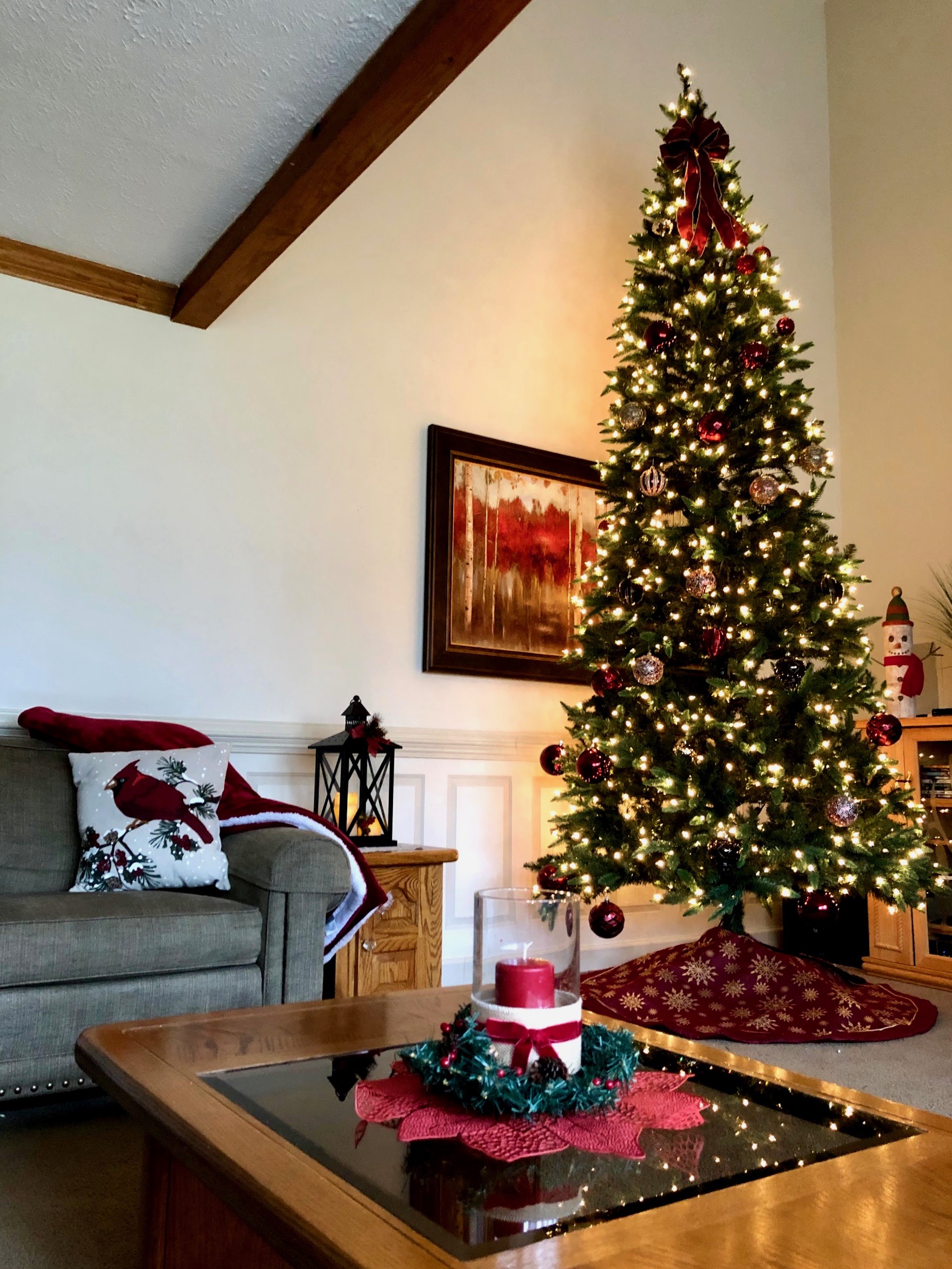 Consider having Christmas at the lake. We have the tree set up during December!
