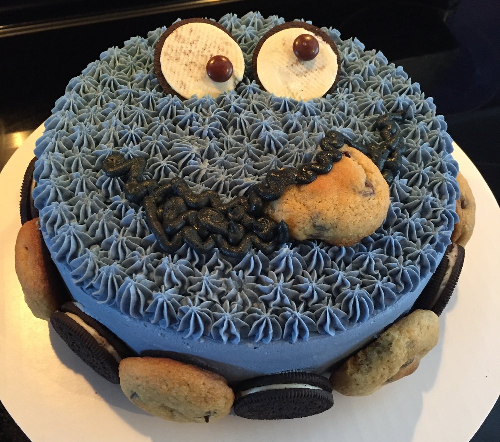 cookie monster cake recipe