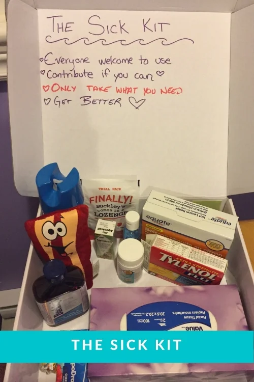 The office sick kit to survive the horrid cold season!