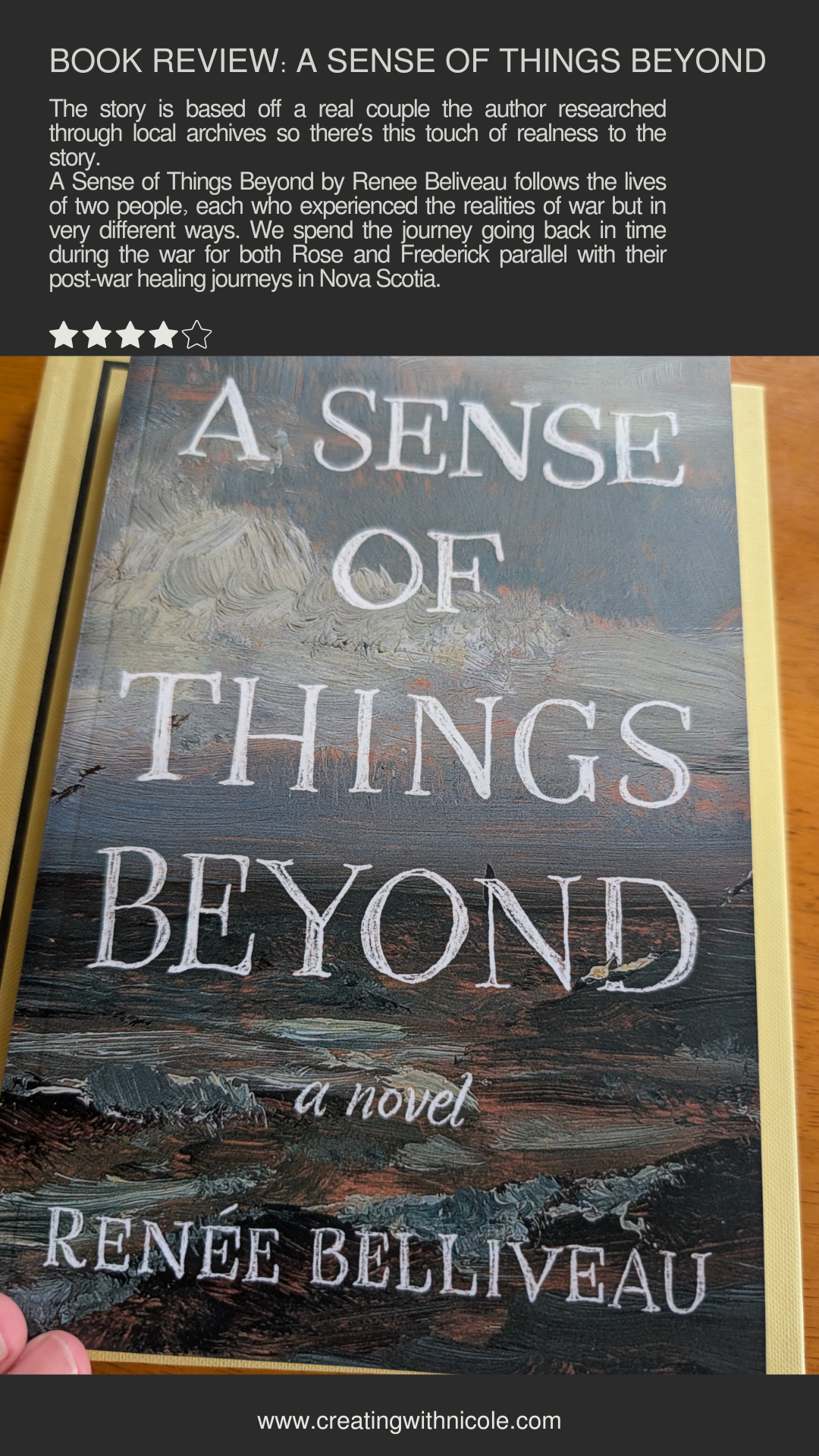 Book Review: A Sense of Things Beyond by Renee Belliveau