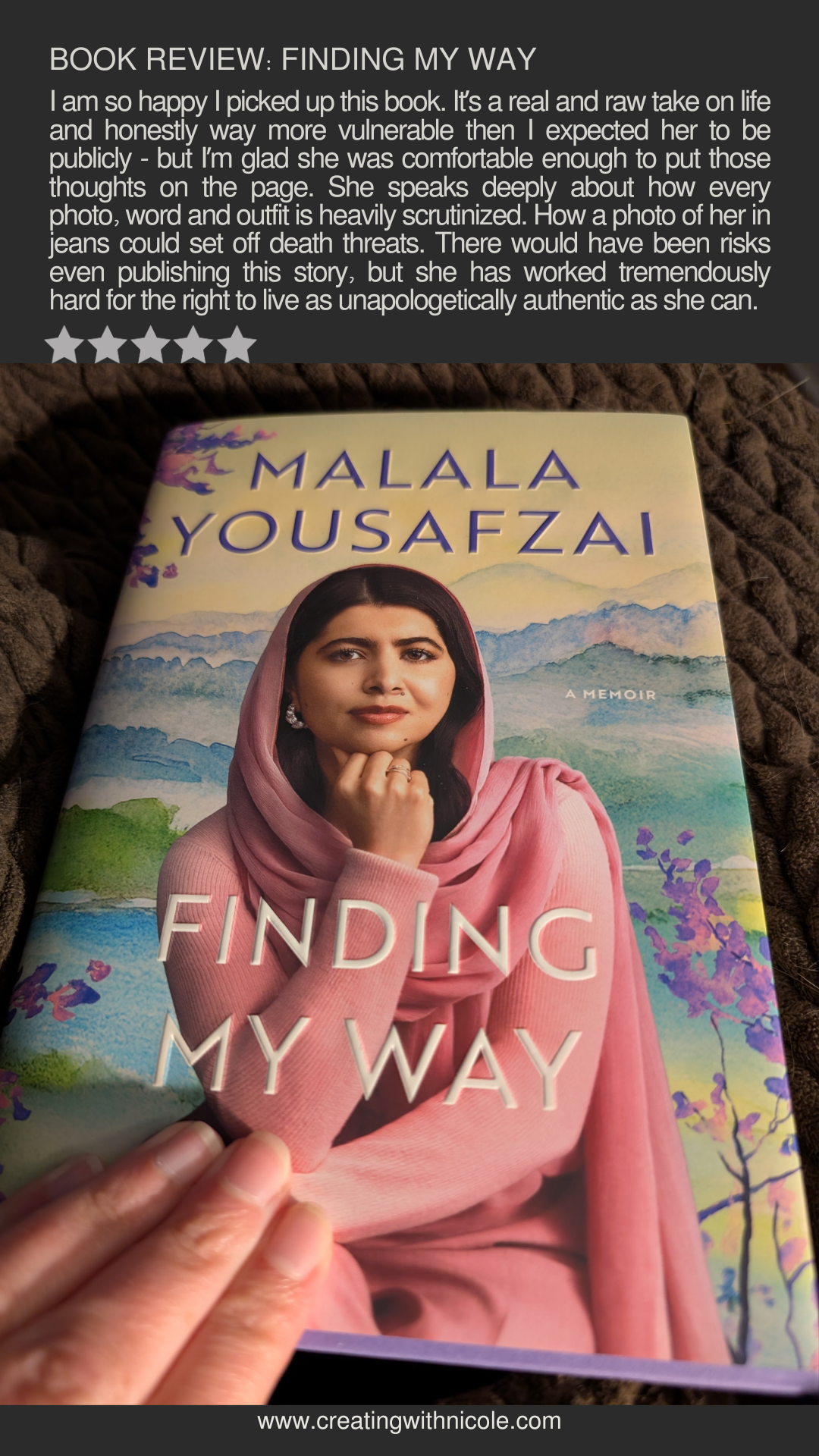 Book Review: Finding My Way by Malala Yousafzai