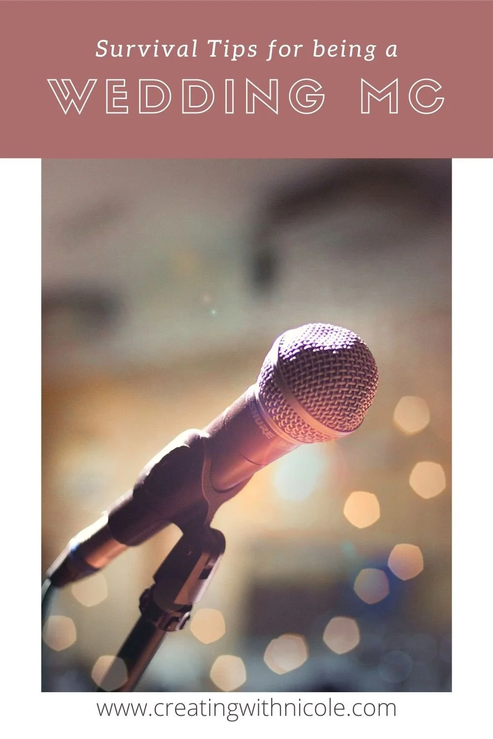 Tips for Being a Wedding MC
