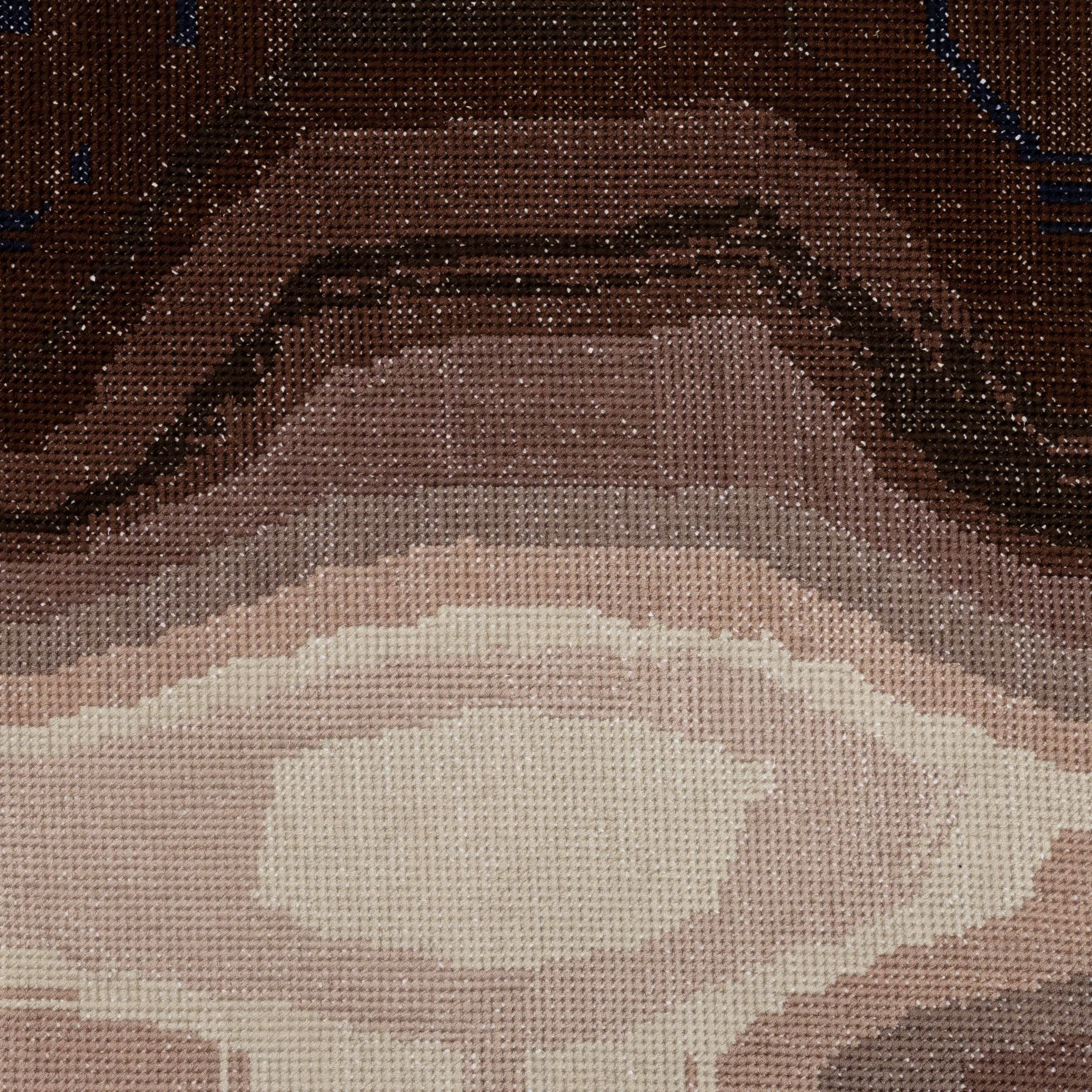 “23% Complete #4”, embroidery, 2026 (front side)