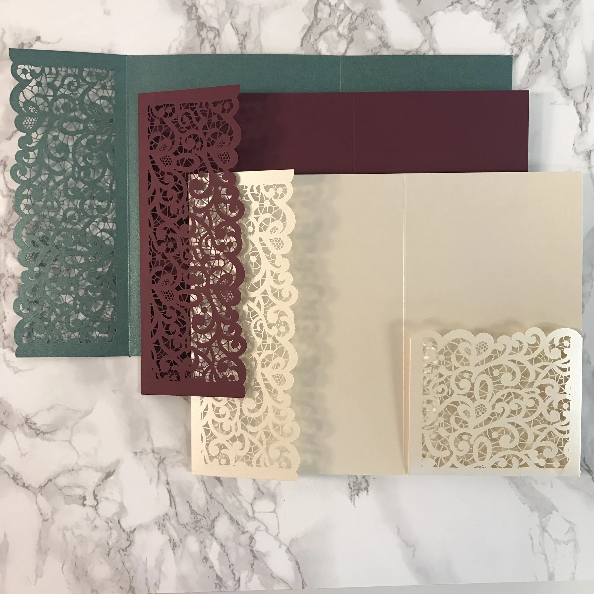 laser cut pockets 