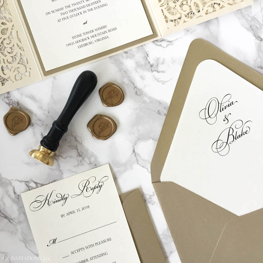 Your Initials Wax Seal — CZ INVITATIONS