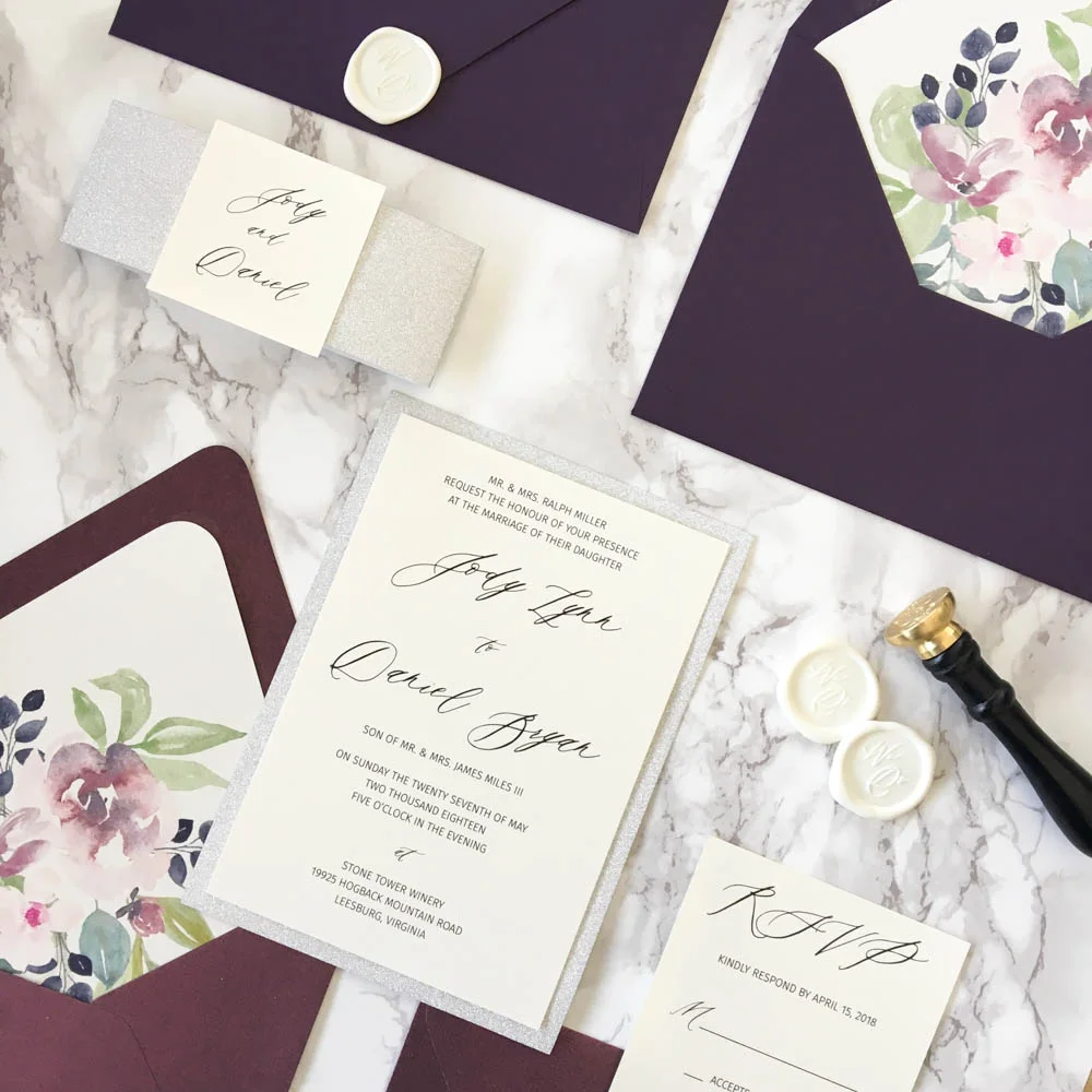 envelope liners for diy invitations