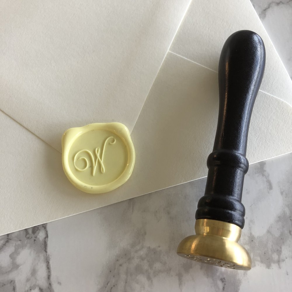 Custom Wax Seal Stamp Personalized Sealing Wax Stamp Wedding Invitation  22mm 25mm 30mm 