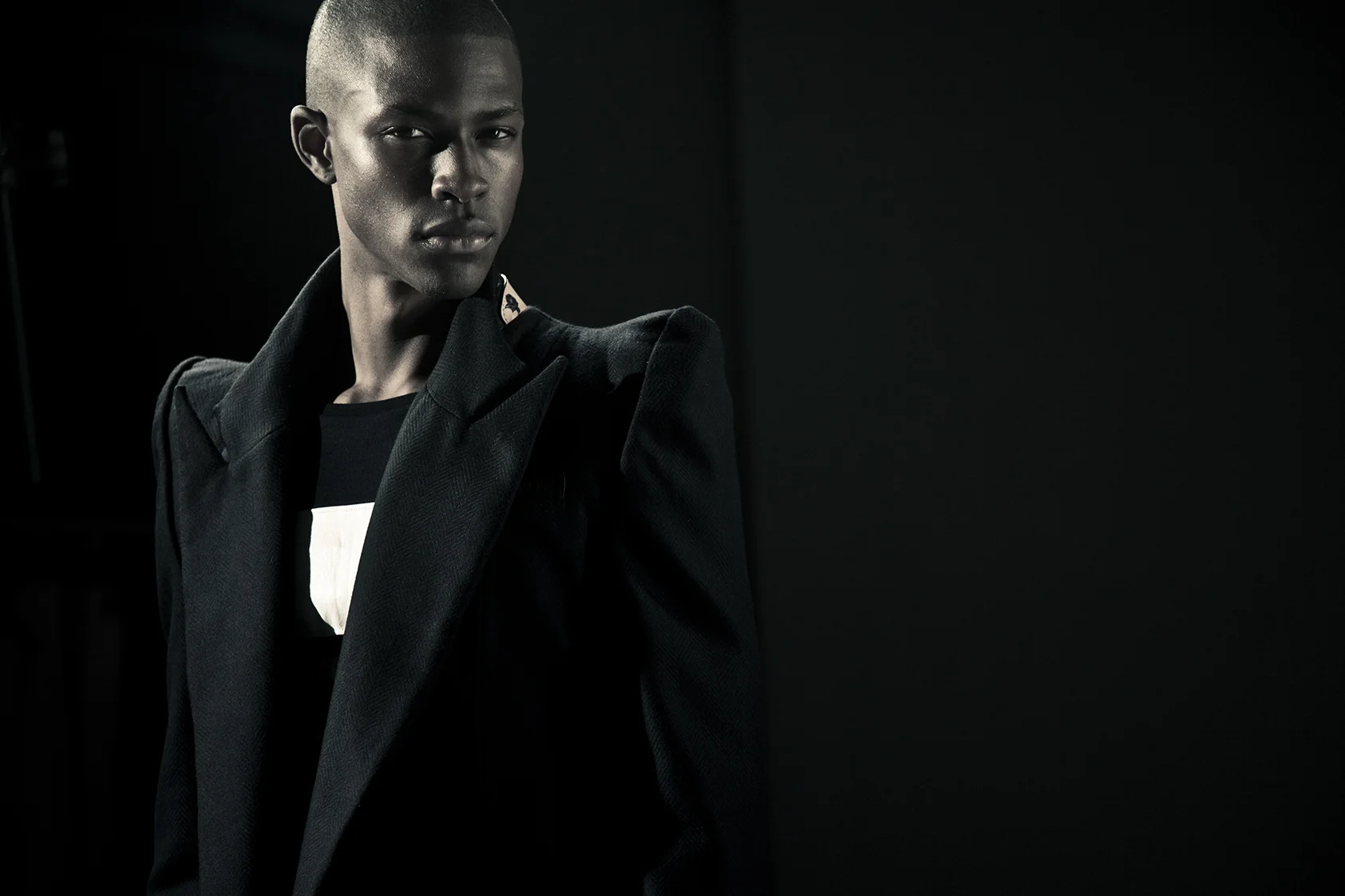 handmade wool tailored jacket, with leather accents FRONT.jpg