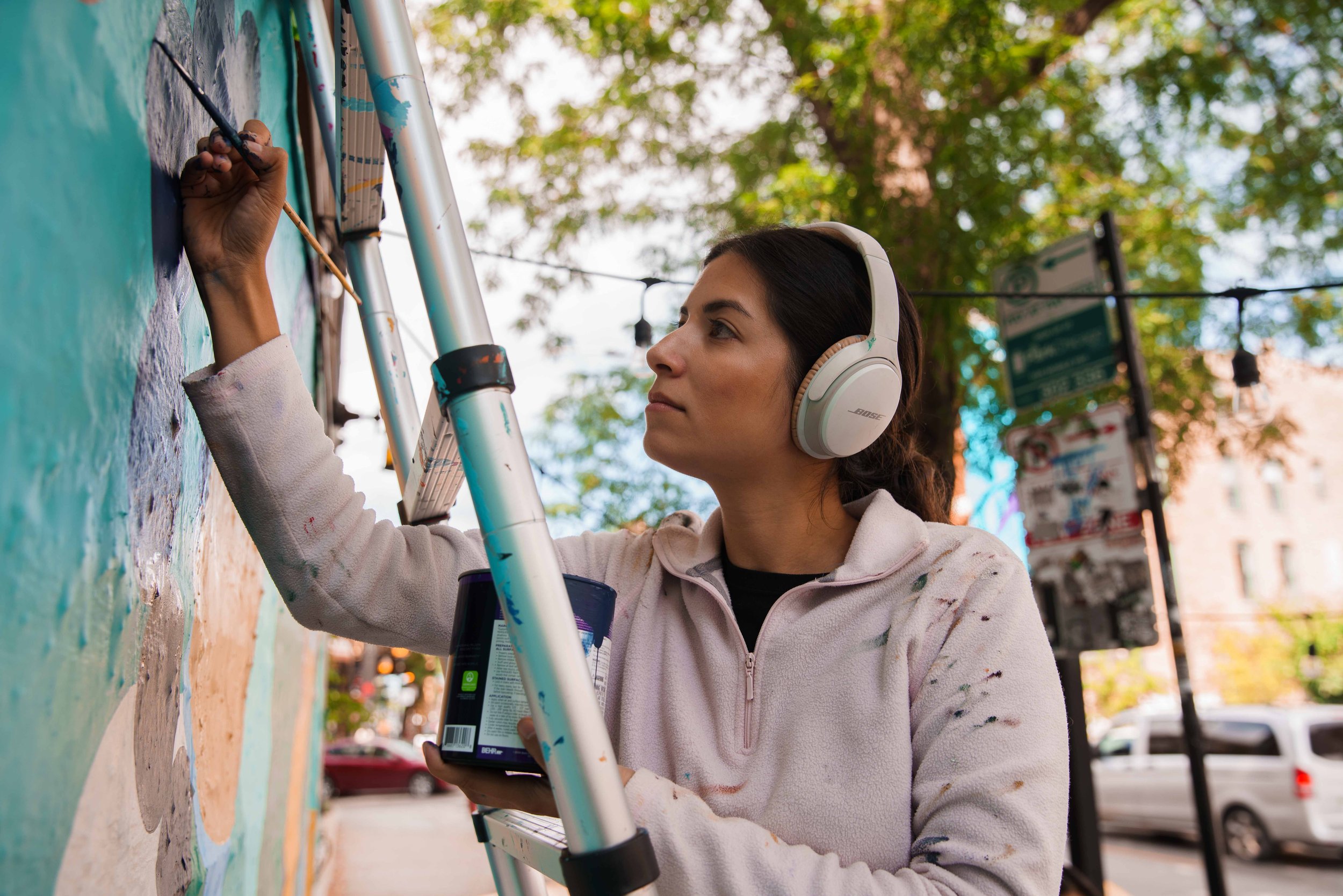 Jose Cuervo Agave Pop-Up Mural Installation Chicago Feat. Liz Florez
