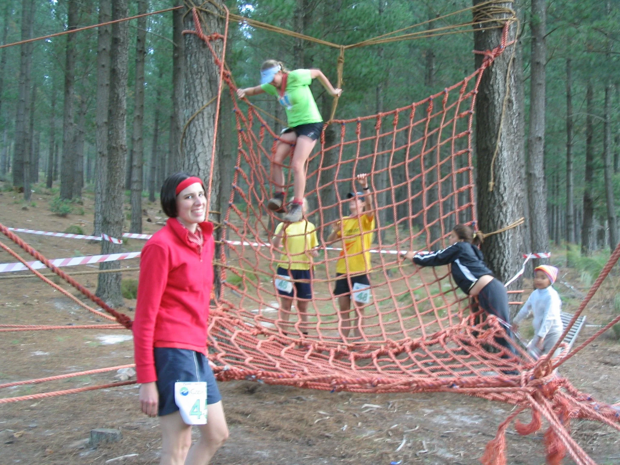 One of the mid-race tasks