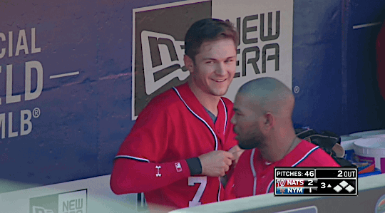 trea turner alien stomach baby.gif
