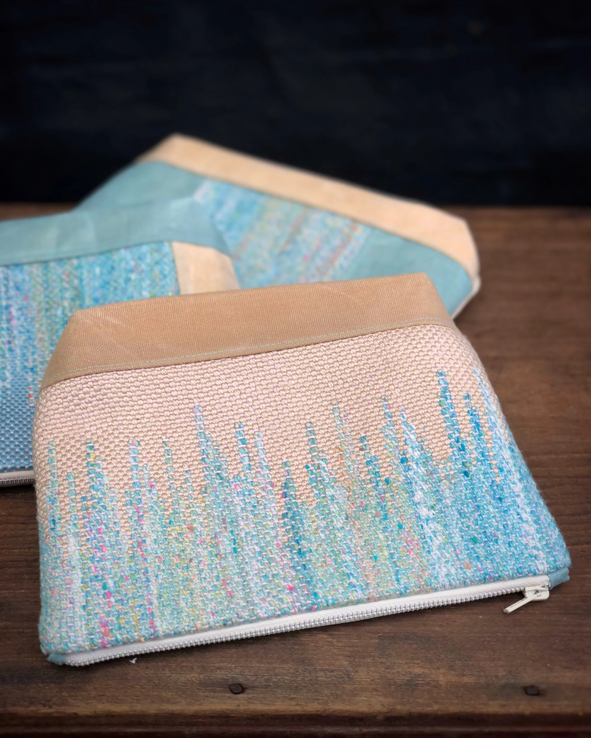 Icicle Beach Zippered Pouch