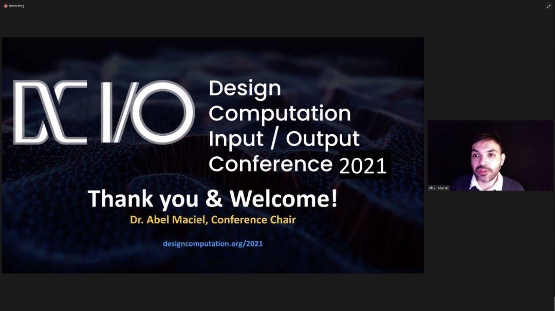 A great first day at the DCIO 2021 Conference. #AI #architecture #engineering #industrialdesign #parametricdesign #architecturedrawing #computationaldesign #technology #innovation #digitalsculpting #composition #generativedesign #cognition #intellige