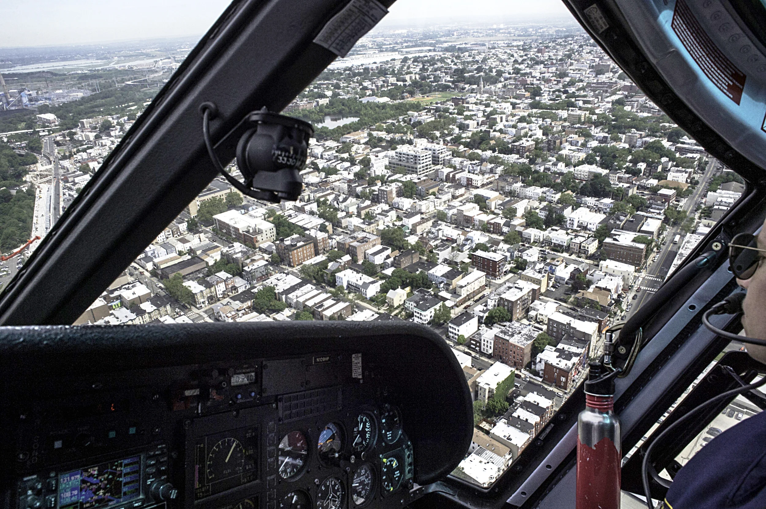 Helicopter view.