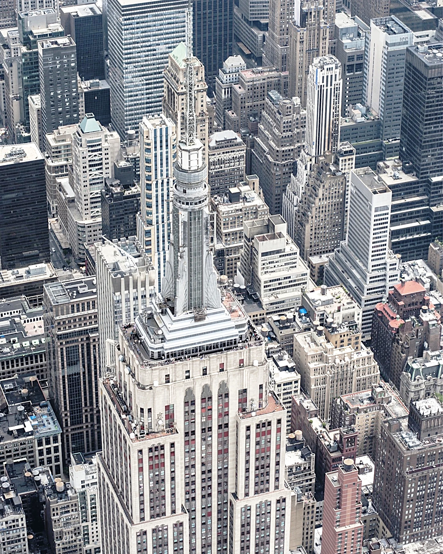 Flying Over the Empire State Building