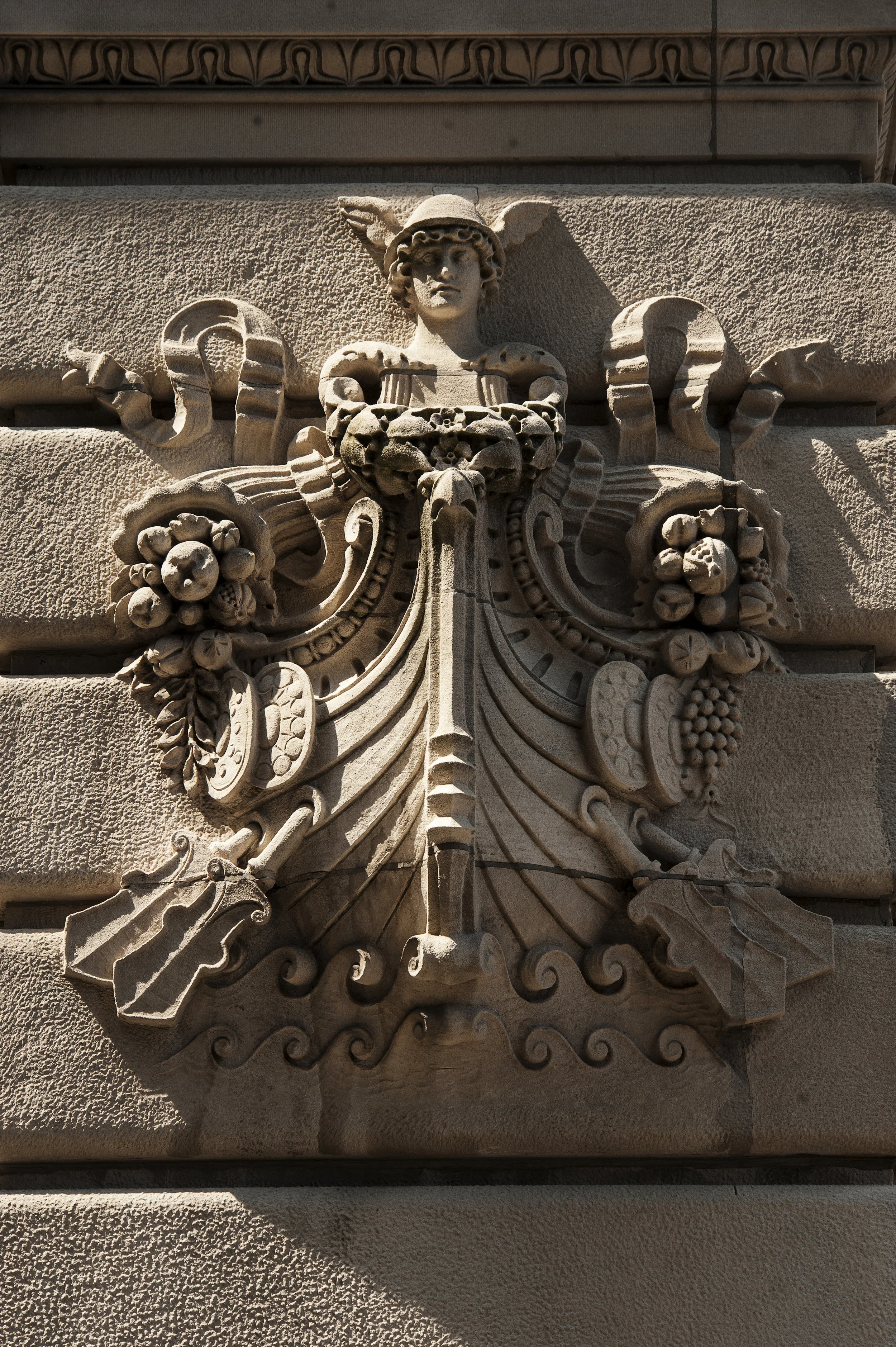 Mercury with Ship.