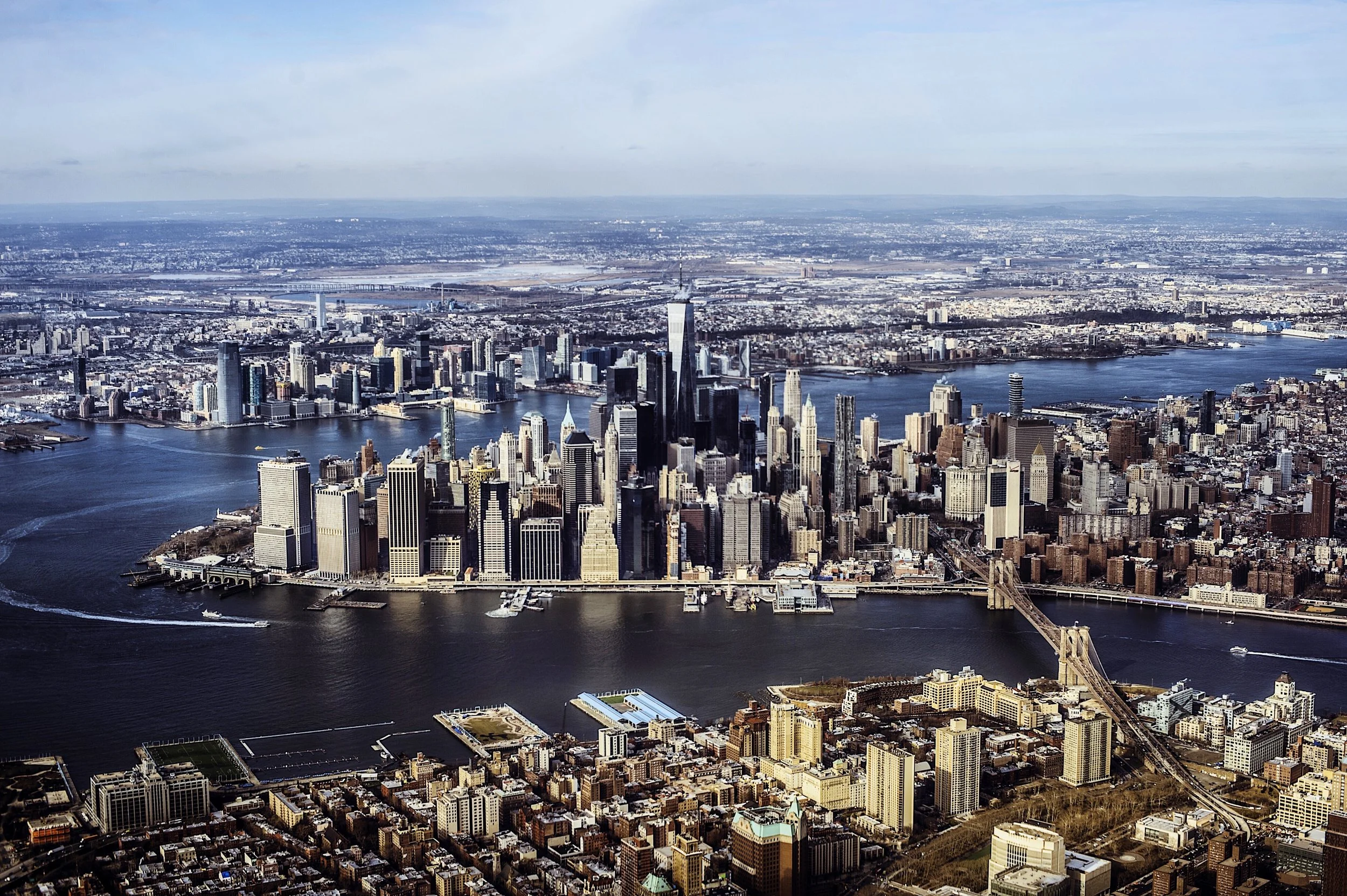 Downtown Manhattan from Downtown Brooklyn.