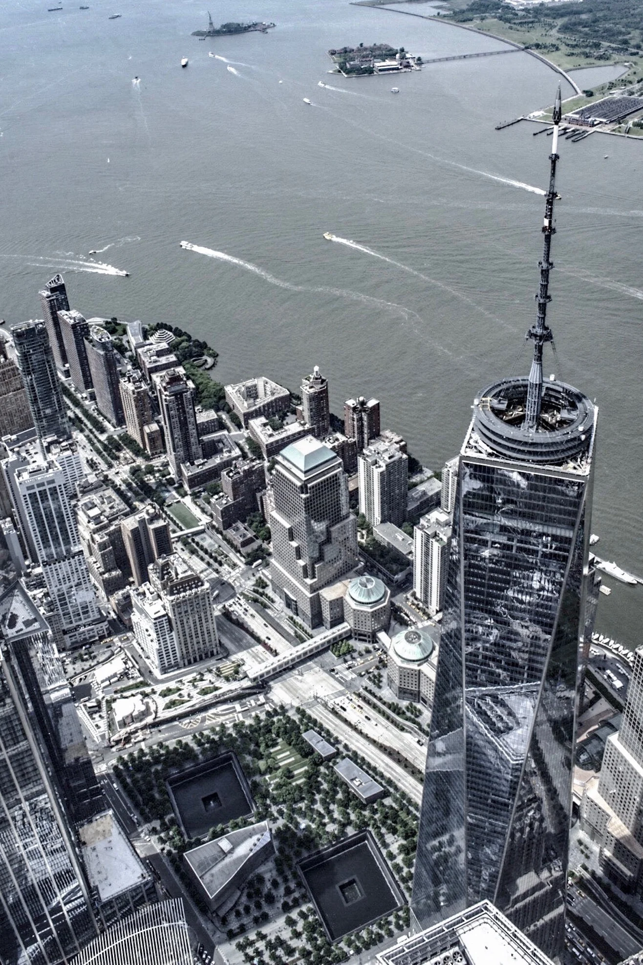 Over The September 11th Memorial