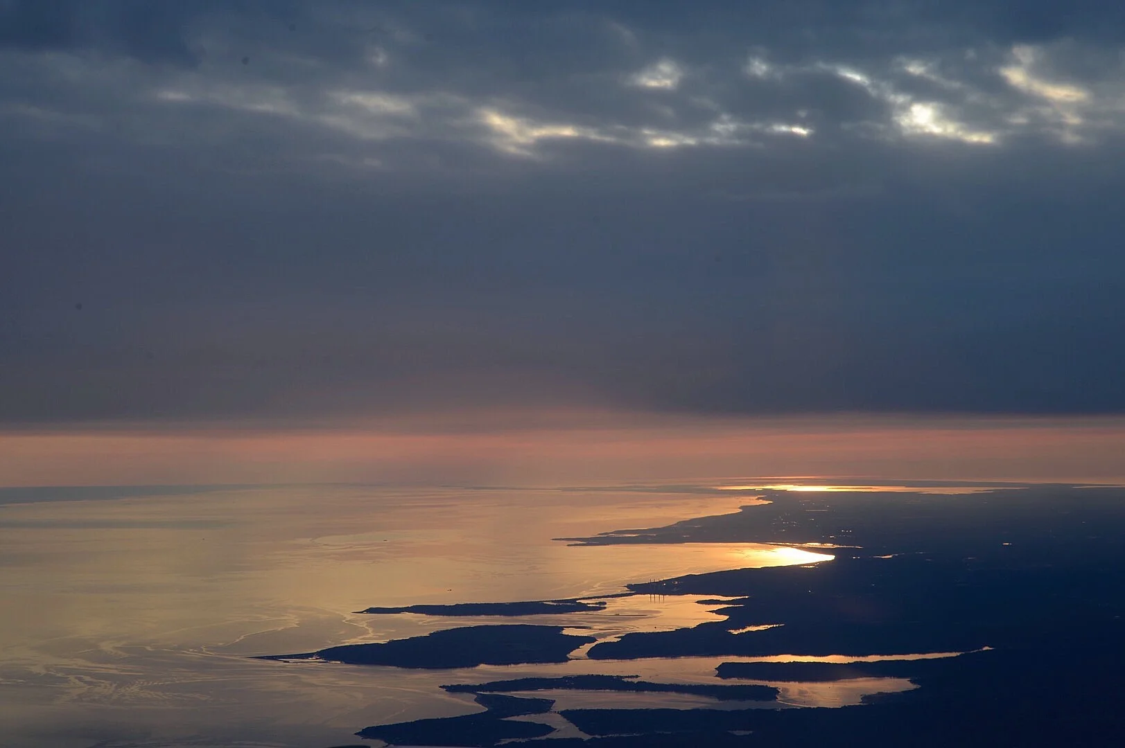 Over Long Island Sound