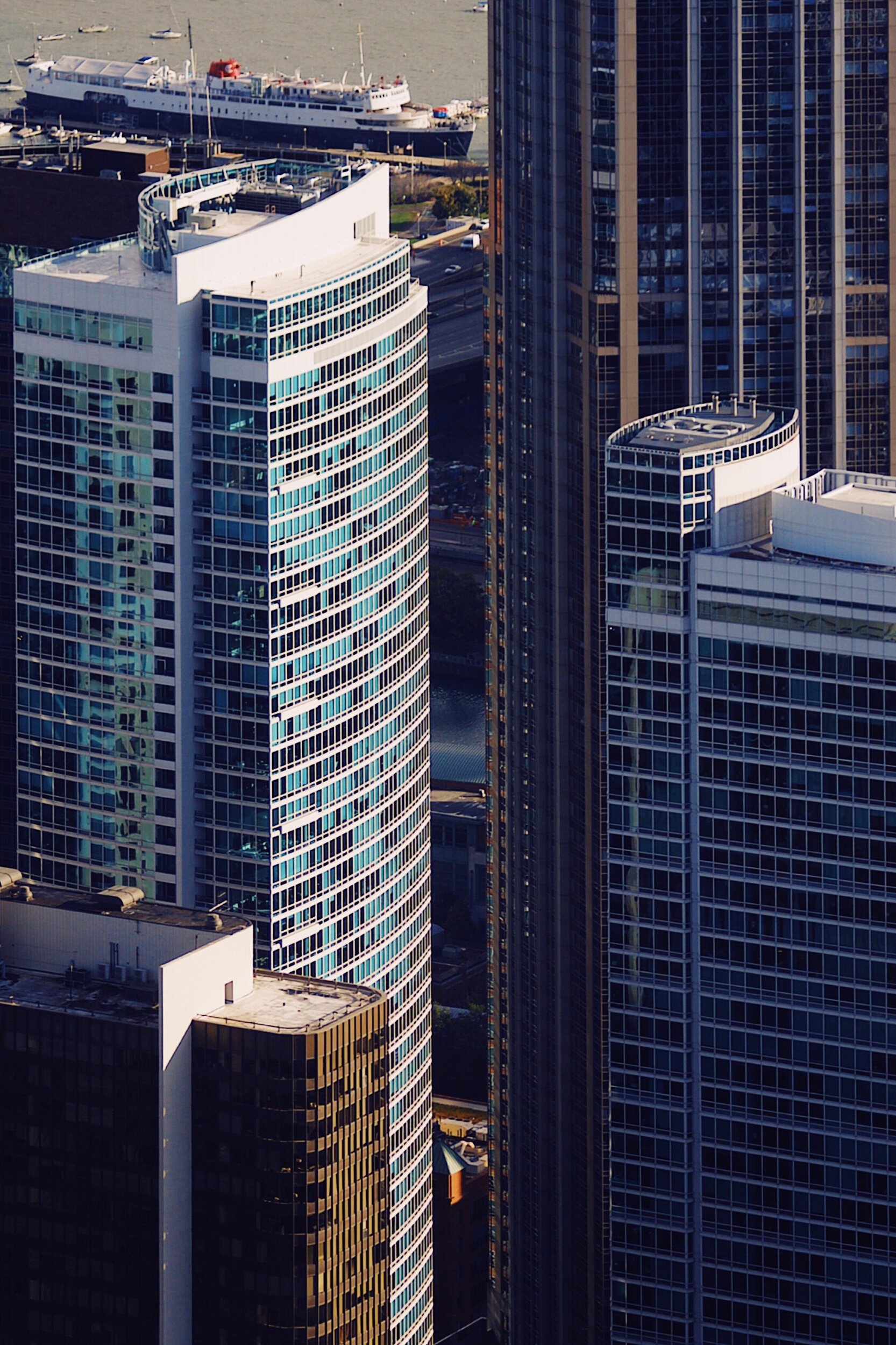 Ship with Skyscrapers