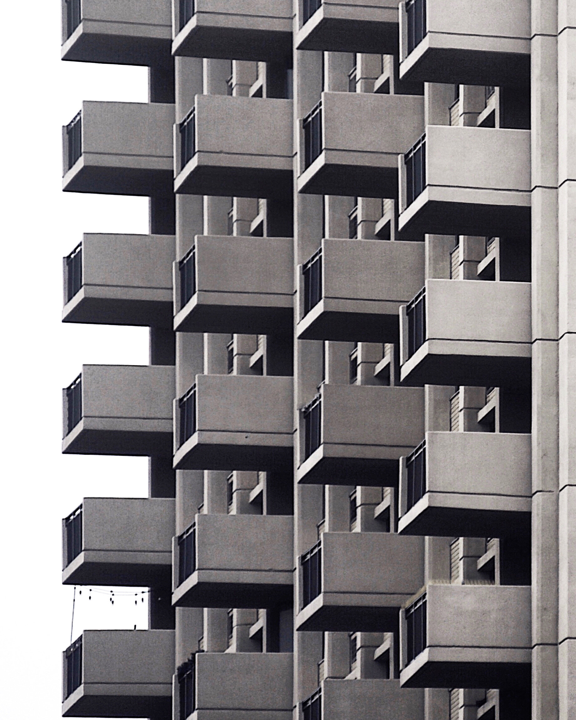 Balconies.