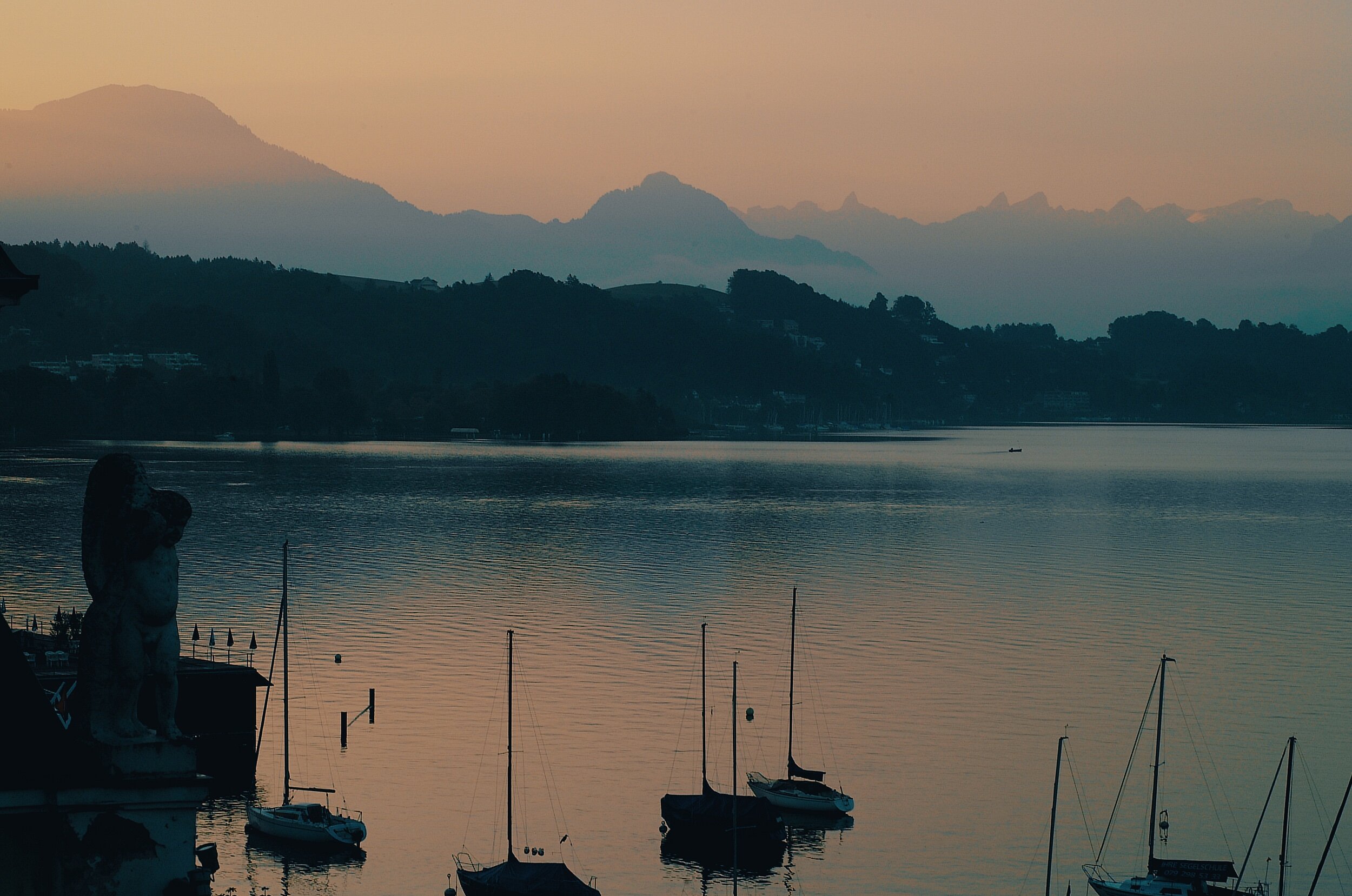 Sunrise over Lake Lucerne