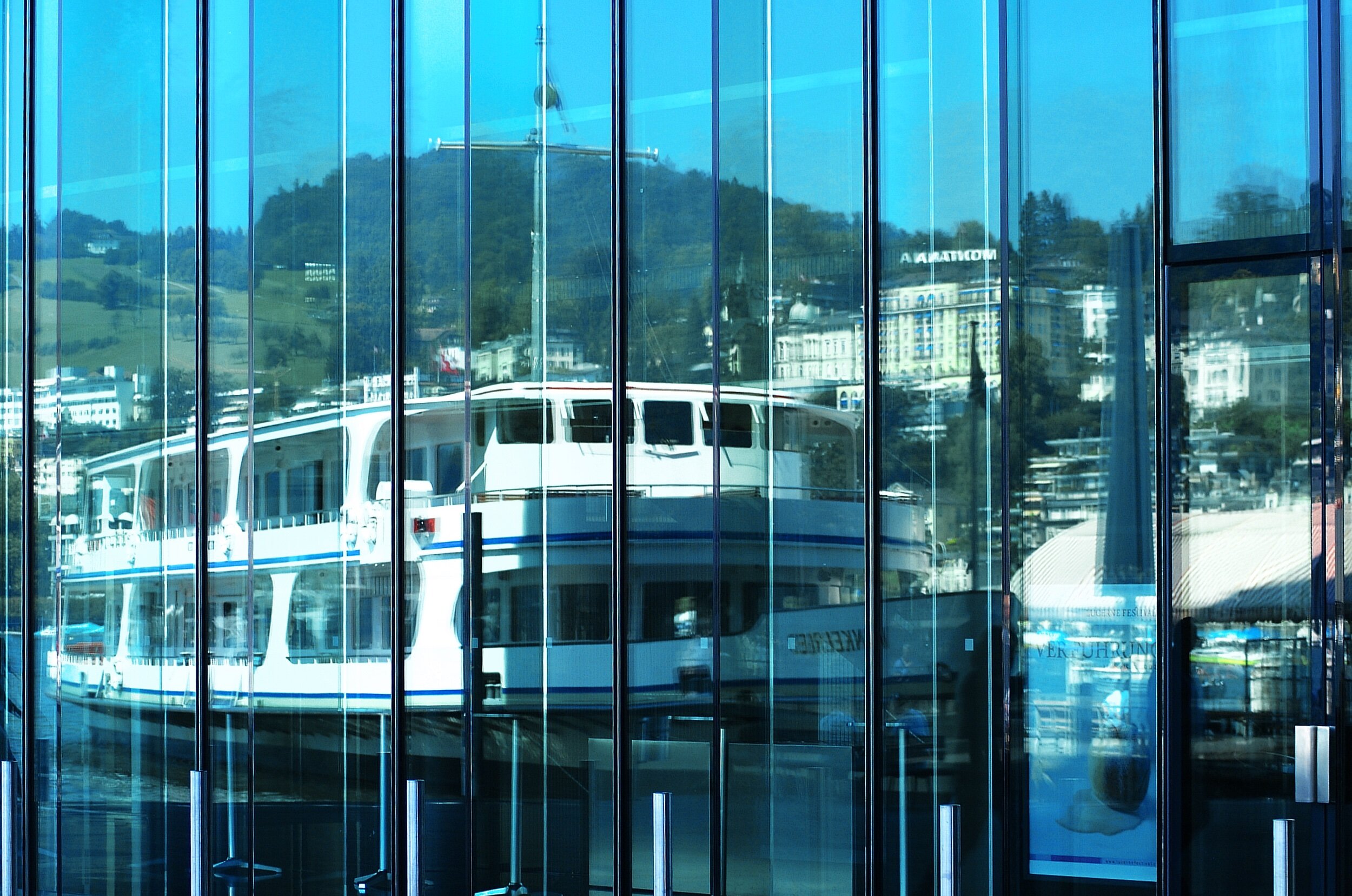 Ferry Boat Reflected
