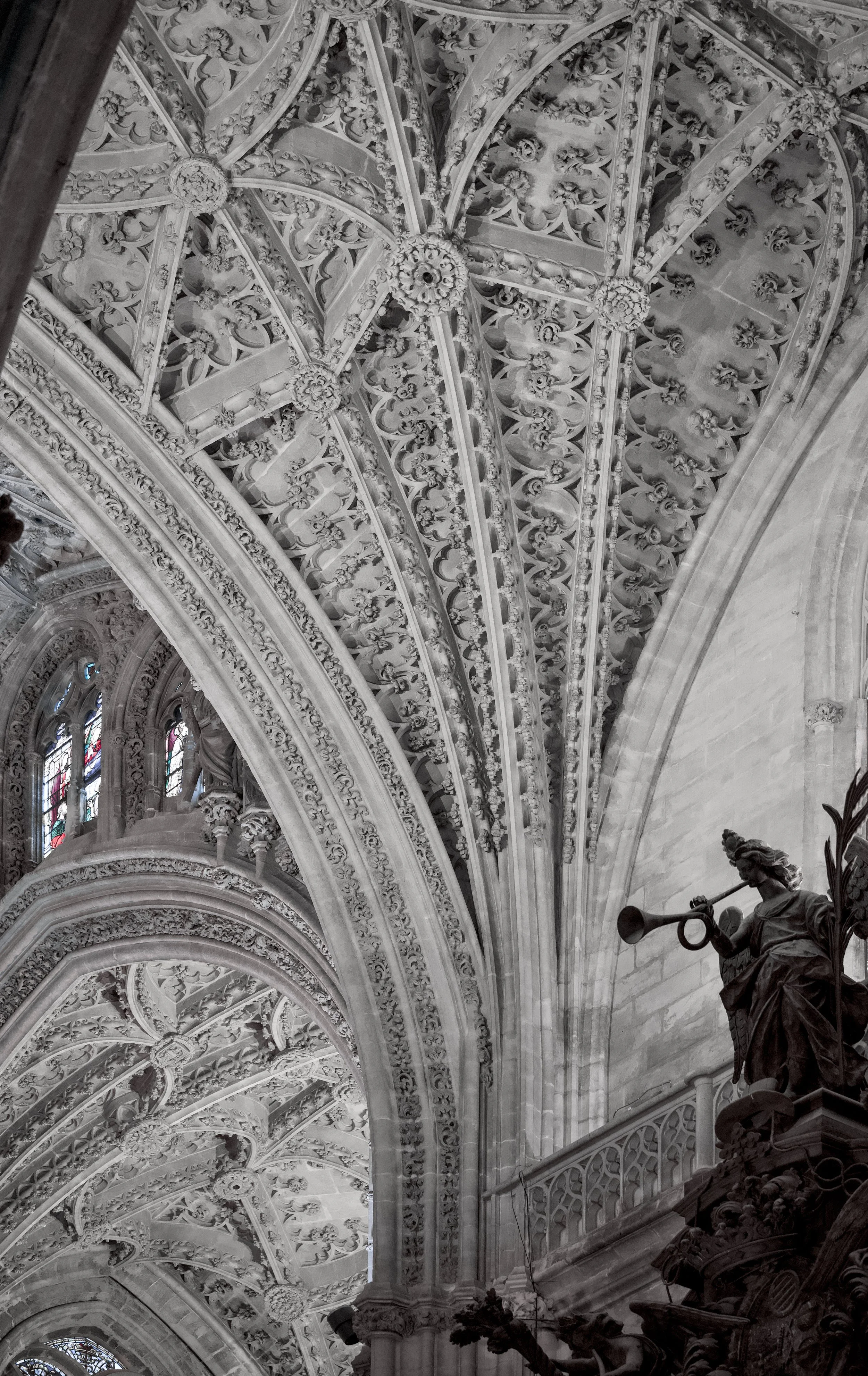 Seville Cathedral Vaulted Ceiling